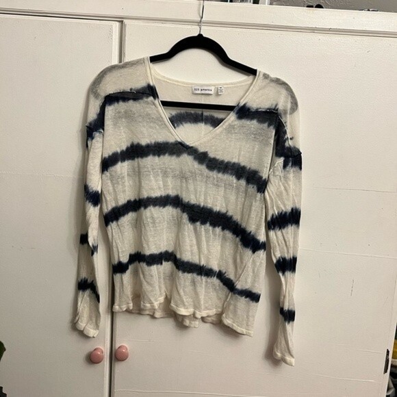 525 America Tops - 525 America Linen Blend top